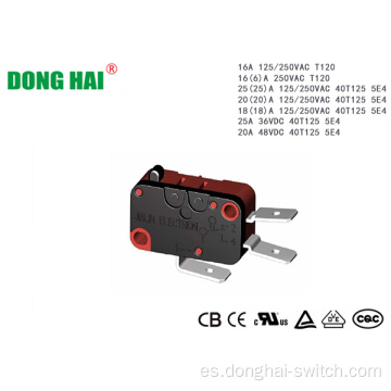 Equipamiento de oficina Microinterruptor eléctrico Marrón